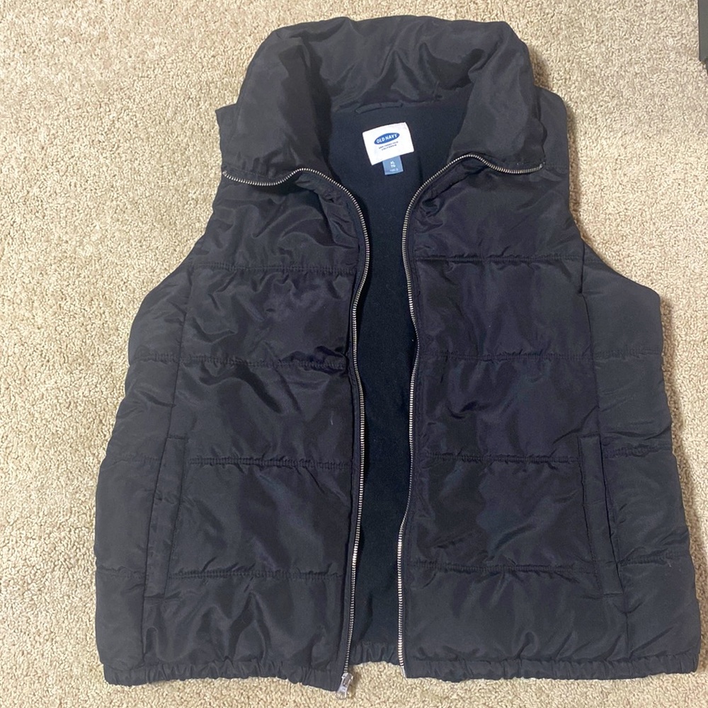 Old Navy puffy vest black XL
